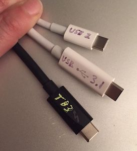 usb c cables labeled